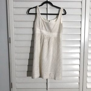 Tahari white sundress